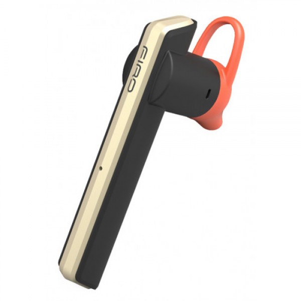 FIRO BLUETOOTH HEADSET FI-3, ΜΕ ΥΠΟΣΤΉΡΙΞΗ ΈΩΣ 2 ΣΥΣΚΕΥΈΣ, GOLD FI3-GD
